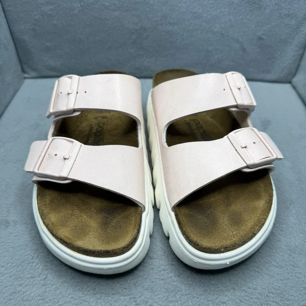 Papillio Birkenstock Arizona Chunky Platform Sandals Pink EU 37 Narrow Women's 6